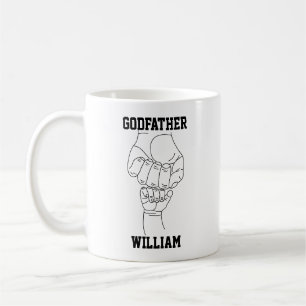 Personalised Godfather Custom Gift from Godson Coffee Mug
