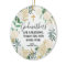 Personalised Godmother Christmas ornament