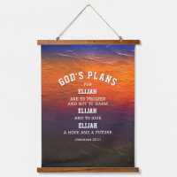 Personalised GOD'S PLANS Jeremiah 29:11 Christian