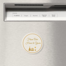 Personalised Gold Christmas
