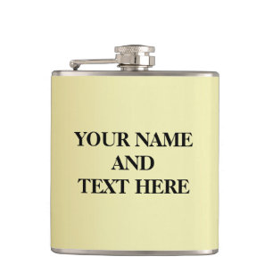 Personalised Gold Custom Your Own Photo Hip Flask