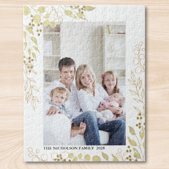  Personalised Gold Eucalyptus Photo  Jigsaw Puzzle (Creator Uploaded)