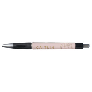Personalised Gold Gemstones Blush Pink
