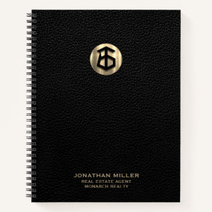Personalised Gold Logo Notebook