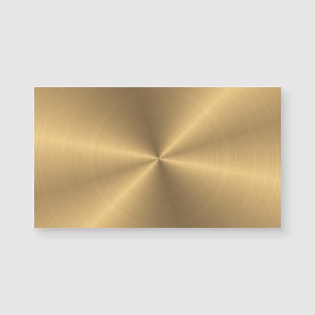 Personalised Gold Metallic Radial Texture (Front)