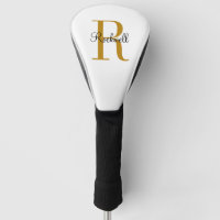 Personalised Gold Monogram Name Initial