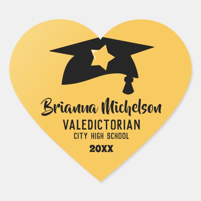 Personalised Gold Valedictorian Envelope Seal (Front)