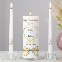 Personalised Golden 50th Wedding Anniversary