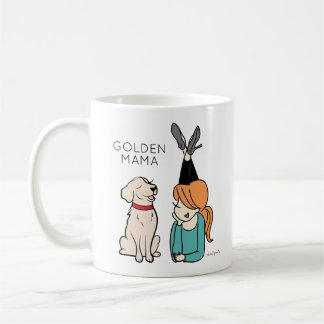 Personalised Golden Reriever Mama Coffee Mug