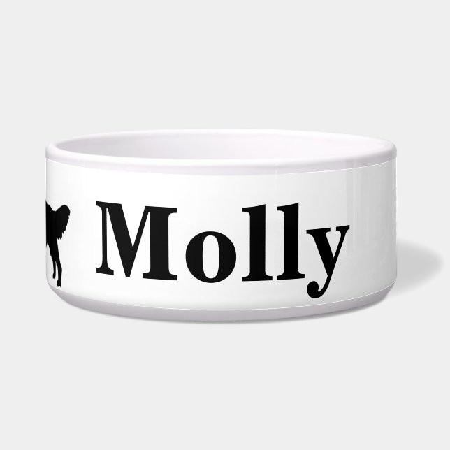 Personalised Golden Retriever Dog Bowl (Front)