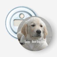 Personalised Golden Retriever Dog Photo and Name