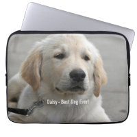 Personalised Golden Retriever Dog Photo and Name