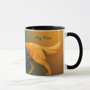 Personalised Golden Retriever Mug Custom Dog Name