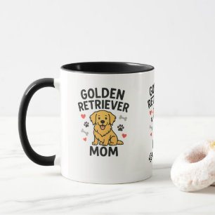 Personalised Golden Retriever Mum Mug - Custom Dog