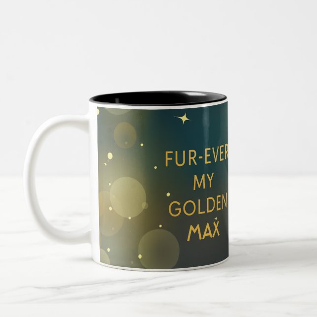 Personalised Golden Retriever Mum Mug Custom Dog (Left)