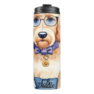 Personalised Goldendoodle Thermal Tumbler