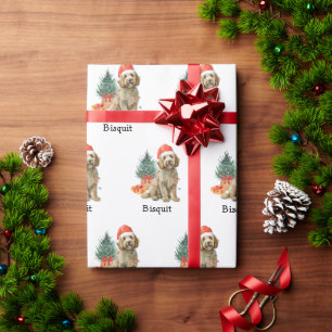 Personalised Goldendoodle Wrapping Paper Gift Wrap
