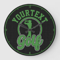 Personalised Golf ADD NAME Retro Pro Golfer Swing