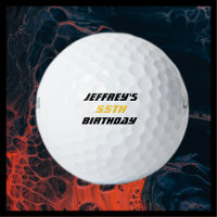 Personalised Golf Ball, 55th Birthday