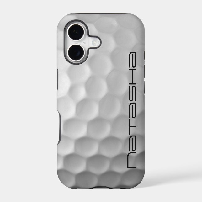 Personalised Golf Ball Dimples Texture Pattern (Back)