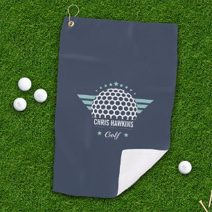Personalised Golf Ball Logo Golf Towel