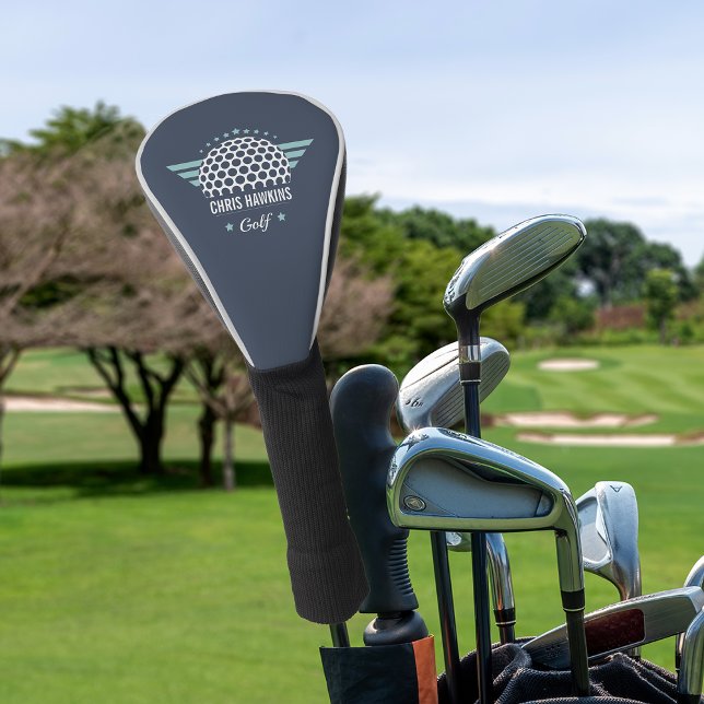 Personalised Golf Ball Logo Head Cover (Creator Uploaded)