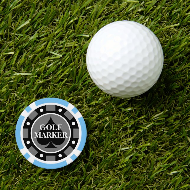 Personalised golf ball marker poker chips (Golf Ball Marker)