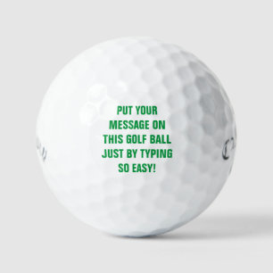 Personalised Golf Balls
