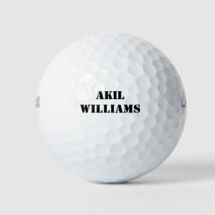 Personalised Golf Balls