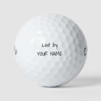 Personalised Golf Balls