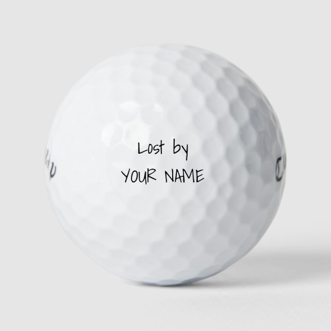 Personalised Golf Balls (Front)