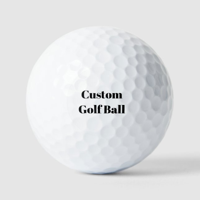Personalised  golf balls (Front)