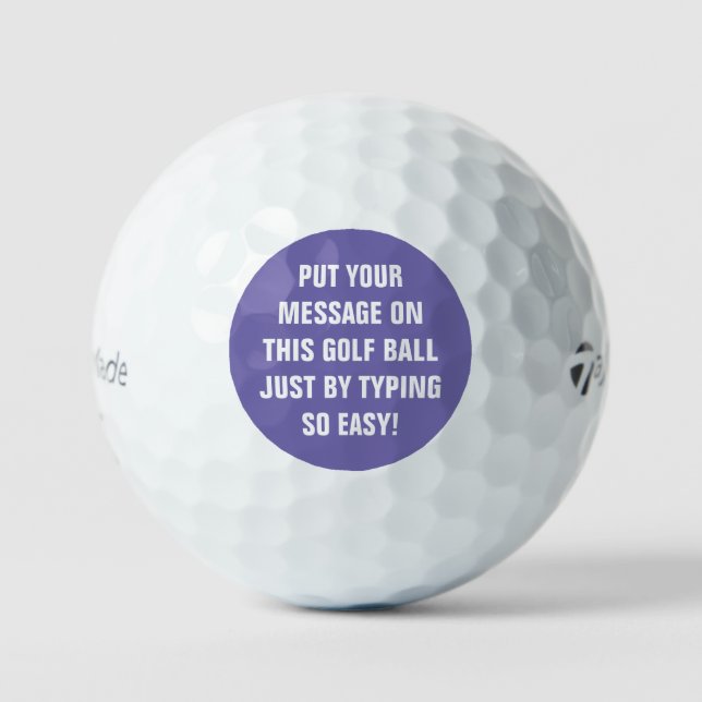 Personalised Golf Balls (Front)