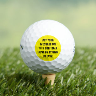 Personalised Golf Balls