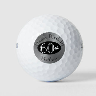 Personalised Golf Balls For 60th Birthday