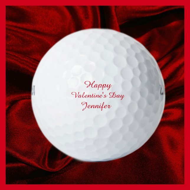 Personalised Golf Balls, Valentine's Day Golf Balls (Creator Uploaded)