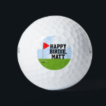 Personalised Golf Birthday Collectable Balls<br><div class="desc">Funny golf birthday quote for golf-lover. To personalise edit text to add name of your favourite golfer.</div>