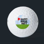 Personalised Golf Birthday Collectable Balls<br><div class="desc">Funny golf birthday quote for golf-lover. To personalise edit text to add name of your favourite golfer.</div>