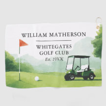 Personalised Golf Buggy Club Name