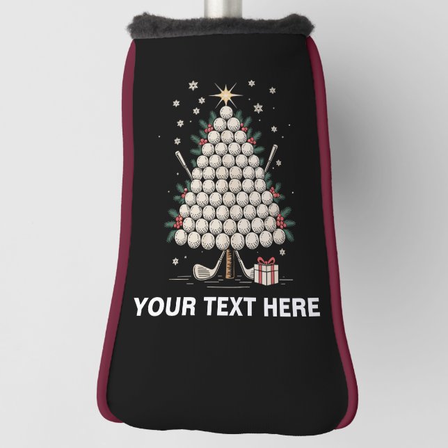Personalised Golf Christmas Tree Equipment Family Golf Head Cover (Rotate 90)
