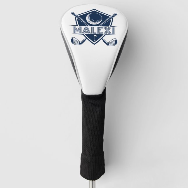 Personalised Golf Club  Head Cover (Front)