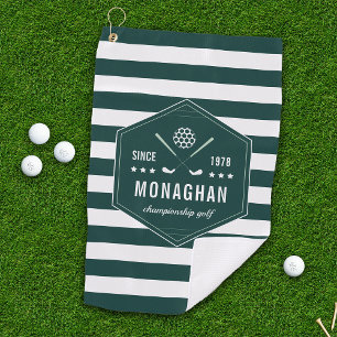 Personalised Golf Club Logo Towel