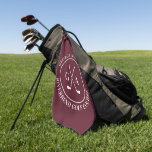 Personalised Golf Club Monogram Gift Towel<br><div class="desc">Tee up the perfect party favour or gift with this sleek custom golf towel! Featuring a monogrammed golf club logo, personalised name, and course name, it's a stylish and practical keepsake for any golf lover. Ideal for: Birthday party favours Golf tournament gifts Groomsmen presents Clubhouse bar accessories Crafted for both...</div>
