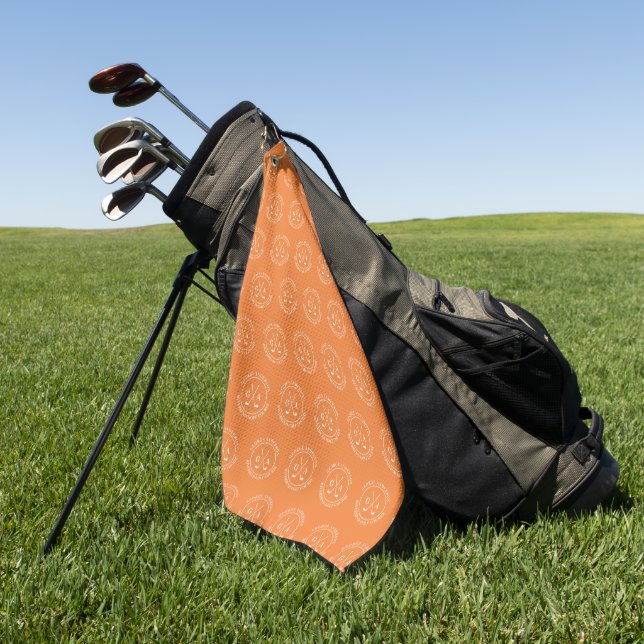 Personalised Golf Club Monogram Gift Towel (Green)