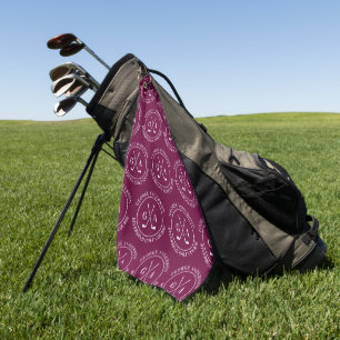 Personalised Golf Club Monogram Gift Towel