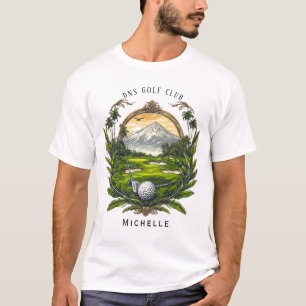 Personalised Golf Club Name Classic T-Shirt