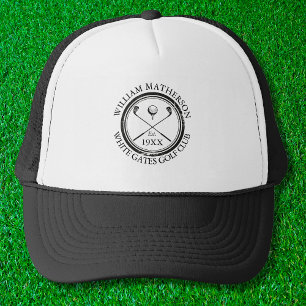 Personalised Golf Club Name Classic Trucker Hat