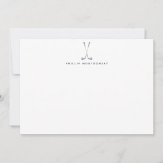 Personalised Golf Clubs Card