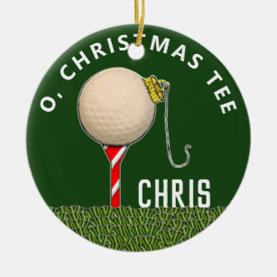 Personalised Golf Collectable Ceramic Ornament