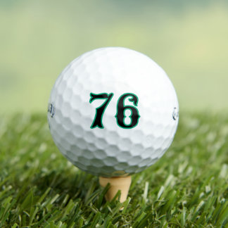 Personalised Golf - Custom Number Lucky Name Brand Balls